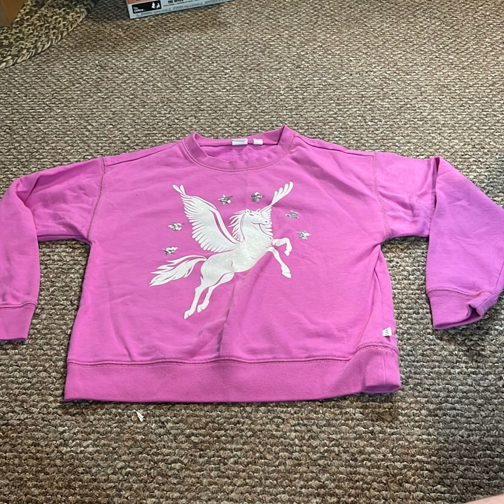 Girls size 8 Gap Unicorn SweatShirt